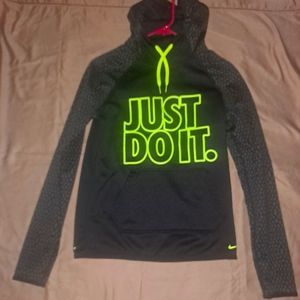 Like New. Nike Dri Fit Wm. Sm black Hoodie